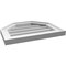 Ekena Millwork Octagonal Top Surface Mount PVC Gable Vent w/ 2"W x 1-1/2"P Brickmould Frame, 18"W x 14"H GVPOT18X1402SN - alternate 4